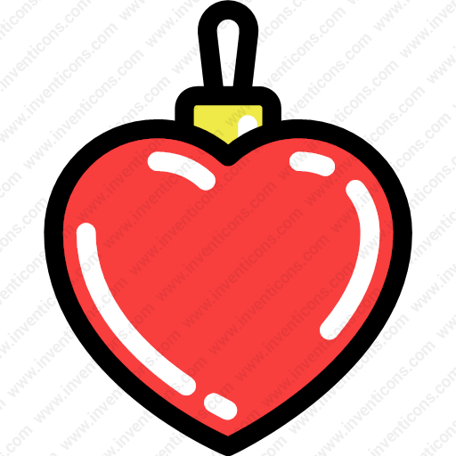 Christmas Heart Shaped Decorative Toy - Icon (512x512)