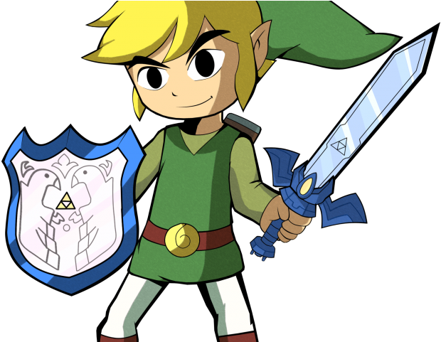 The Legend Of Zelda Clipart Toon Link - Toon Link Png (640x480)