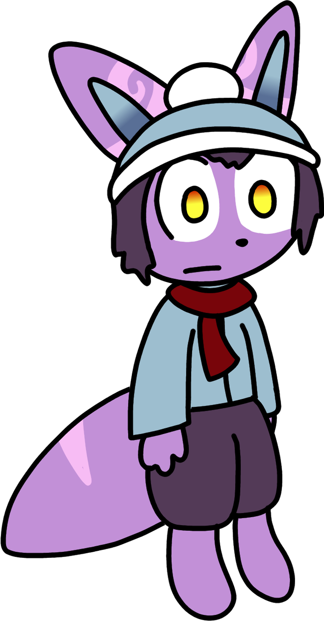 Winter School Kid Nystre By Lizard-socks - Cartoon (646x1238)
