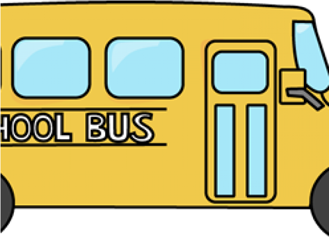 Bus Clipart Winter - Clip Art School Bus Black And White (640x480)