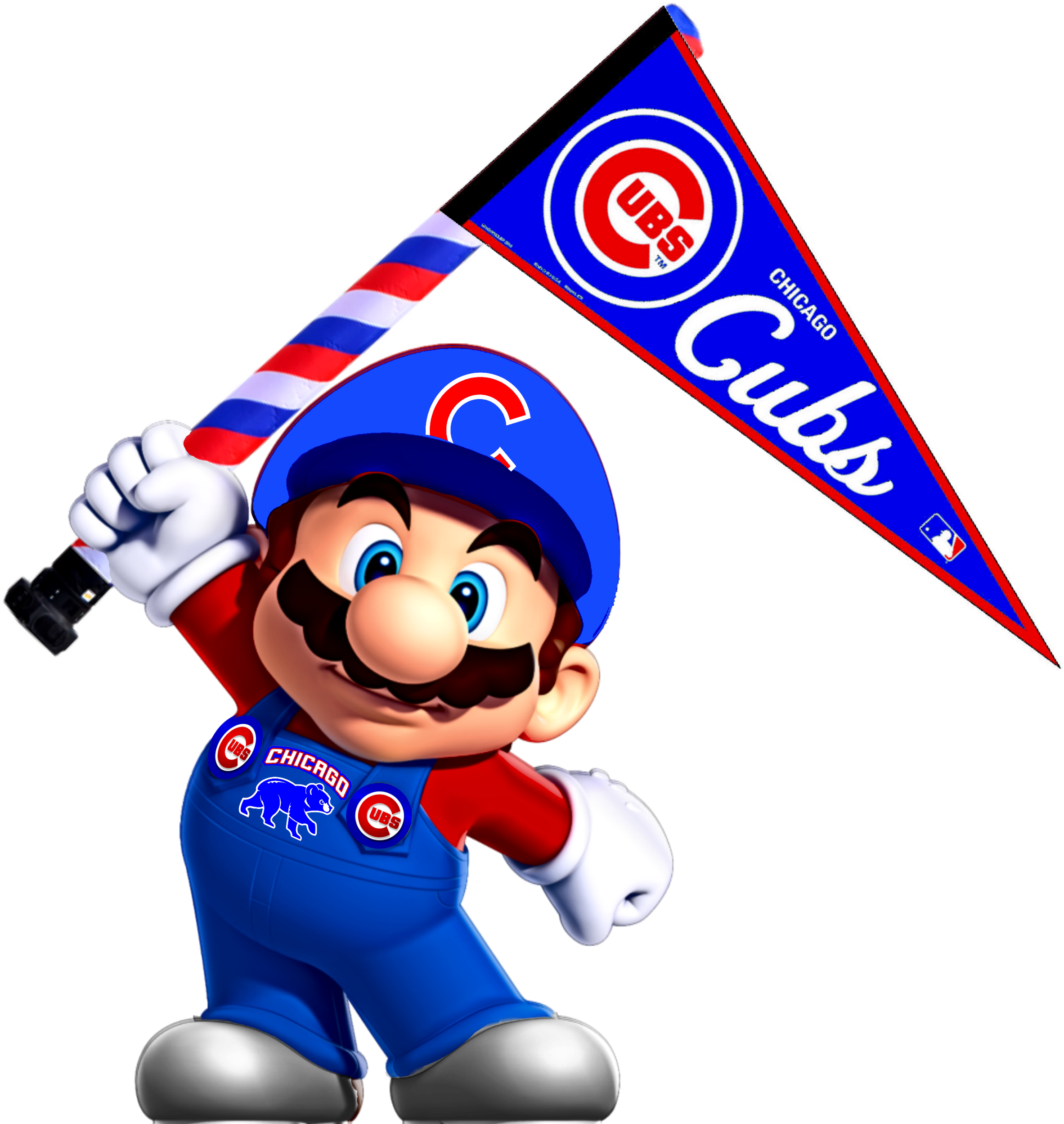 Chicago Cubs Logo, Chicago Cubs Baseball, Cubs Highlights, - Super Mario (2500x2500)