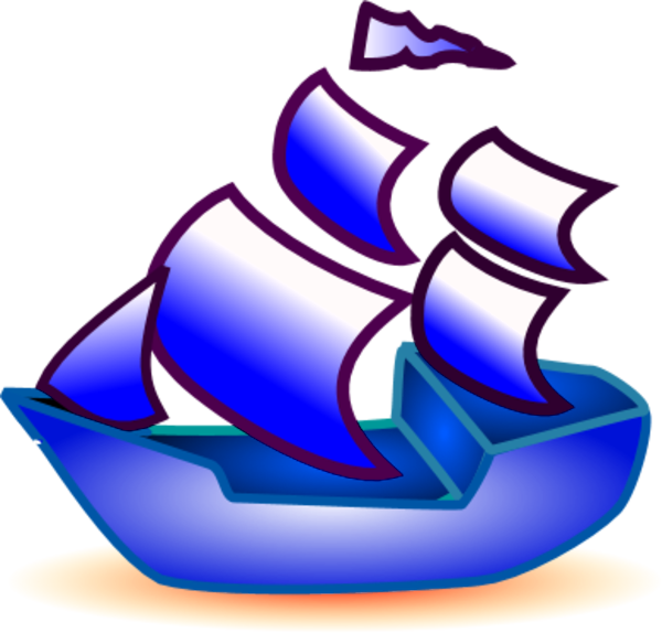 Sail Ship Icon Vector Clip Art - Green Boat Clipart (600x574)