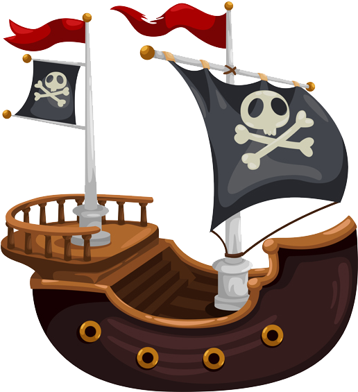 Pirate Ship-blank - Pirate Ships Jpg (551x827)