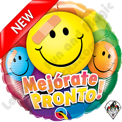 Qualatex 18 Inch Round Mejã³rate Pronto Smiley Faces - Smiley (480x480)