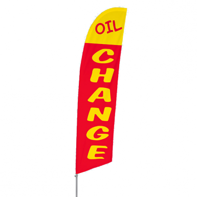 Oil Change Banners Yellow And Red Color Scheme Vispronet - Banner (385x385)