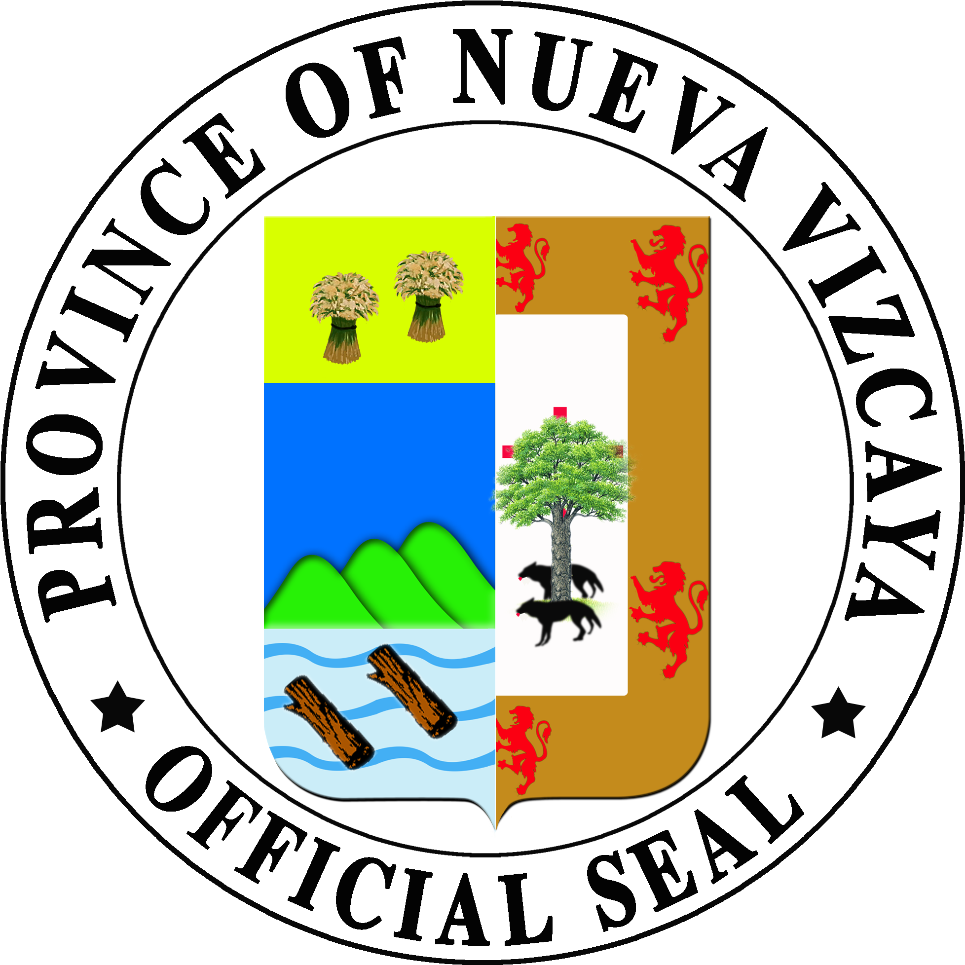 Provincial Profile, 16 Of 16, Nueva Vizcaya - Province Of Nueva Vizcaya Official Seal (2043x2037)