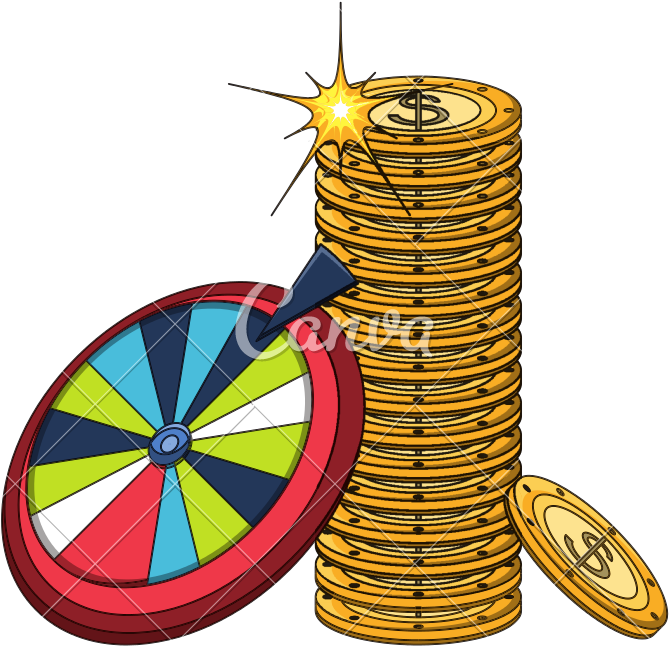 Fortune Wheel Casino Game - Illustration (800x800)