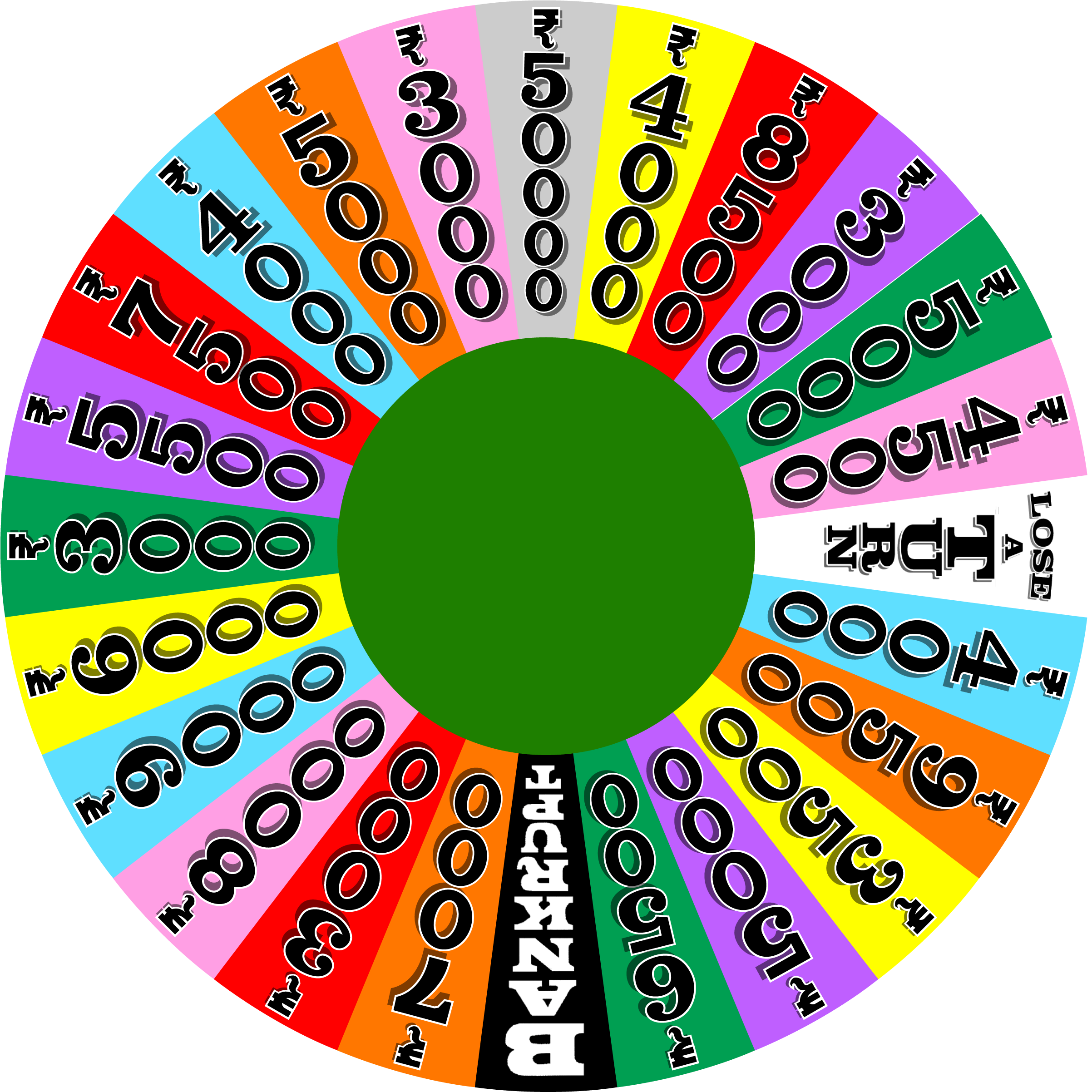 Theme Ideas - Wheel Of Fortune Wheel (2404x2415)