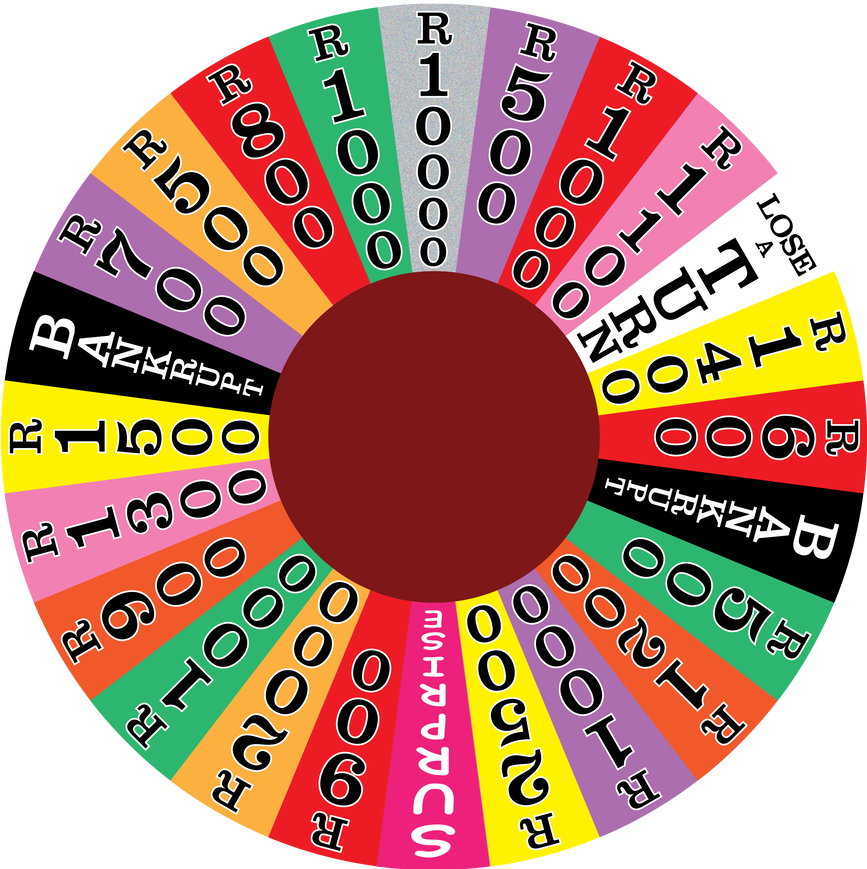 Wheel Of Fortune South Africa Round 4 By Designerboy7 - Circle (866x923)