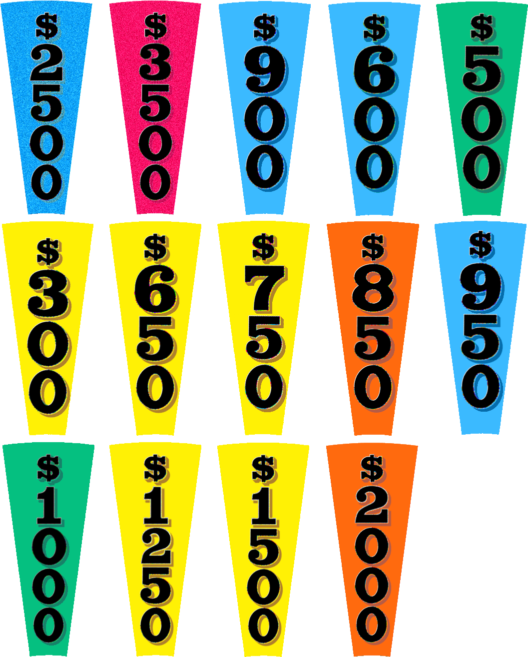 1067 X - Wheel Of Fortune $2500 Wedge (1067x1328)