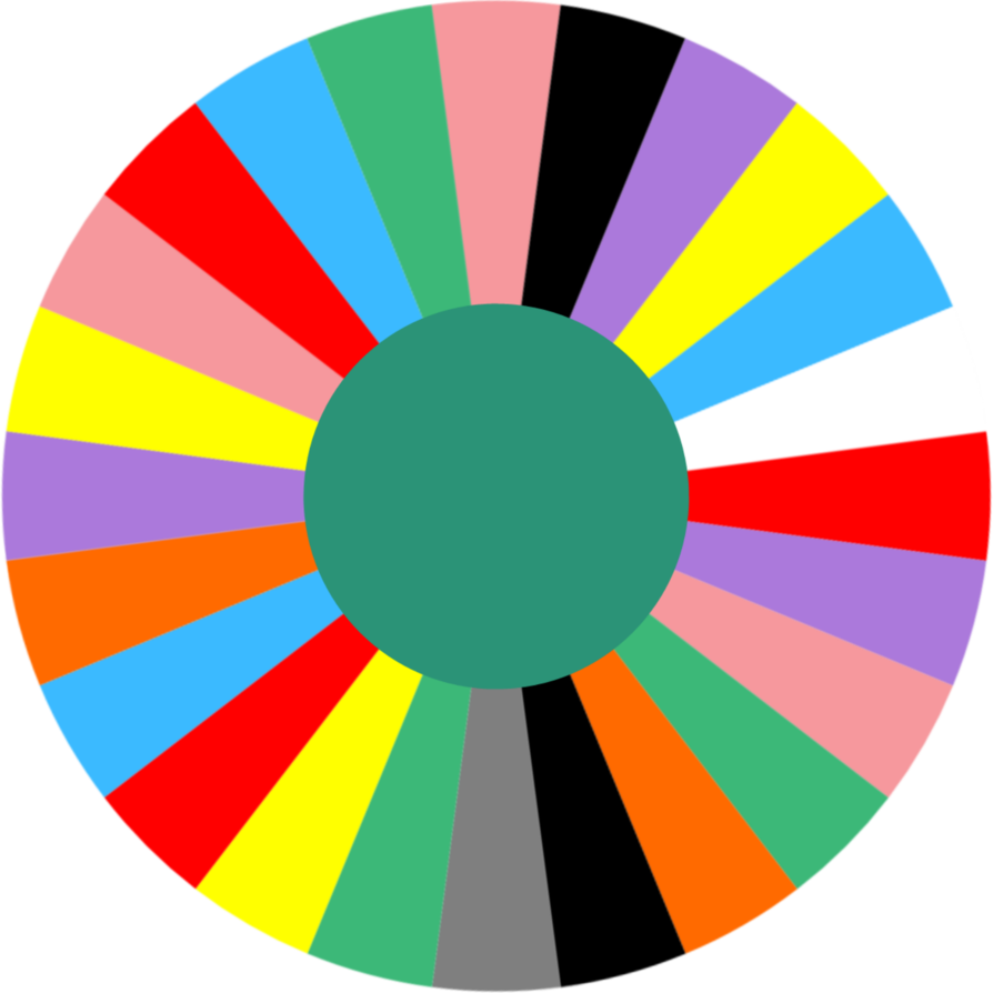 Current Template By Leafman On Deviantart Ⓒ - Blank Wheel Of Fortune Wheel (894x894)