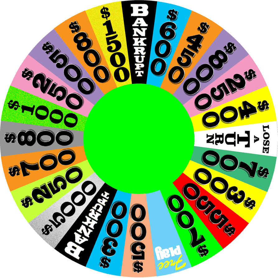 Jay's Wheel Of Fortune By Leafman813 - Wheel Of Fortune Season 35 Wheel (894x894)