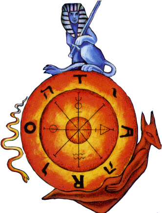 Wheel Of Fortune Close Up - ภาพ The Wheel Of Fortune Tarot (338x435)