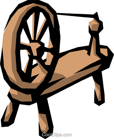 Wheel Clipart Spinning Wheel - Spinning Wheel Clip Art (394x480)