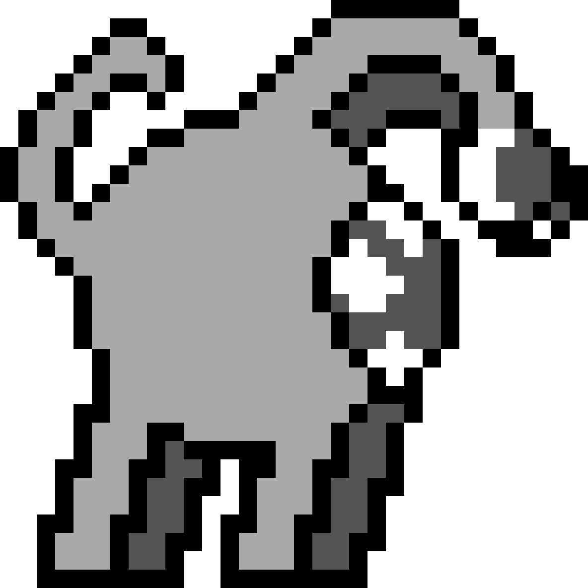 Game-boy Pocket Style Eyemaw - Egg Pixel Art Png (1184x1184)