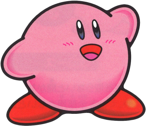 Artwork From The 'kirby Tilt N Tumble' Manual On The - Cartoon (500x500)