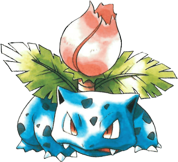 #ivysaur Artwork For #pokemon Blue On #gameboy - Pokemon Ivysaur (575x522)