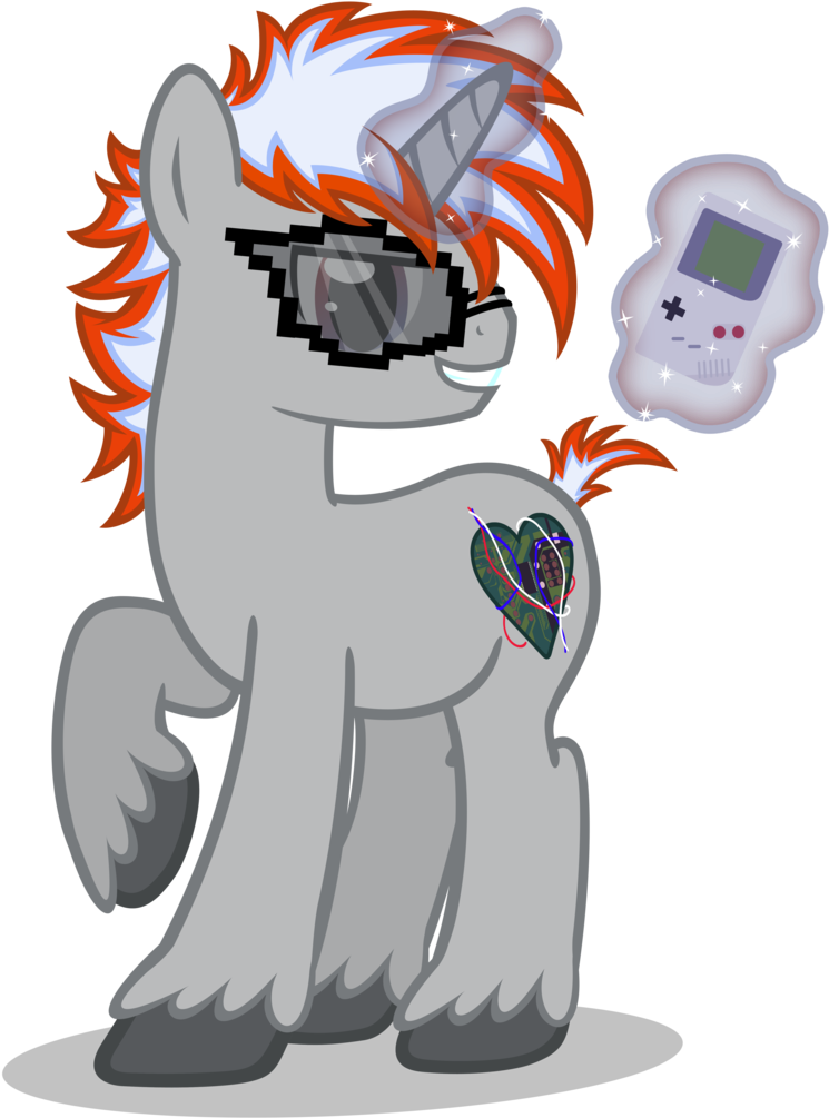 Rayne-feather, Game Boy, Oc, Oc Only, Safe, Simple - Cartoon (775x1024)