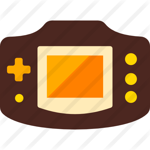 Game Boy Advance Free Icon - Handheld Game Console (512x512)