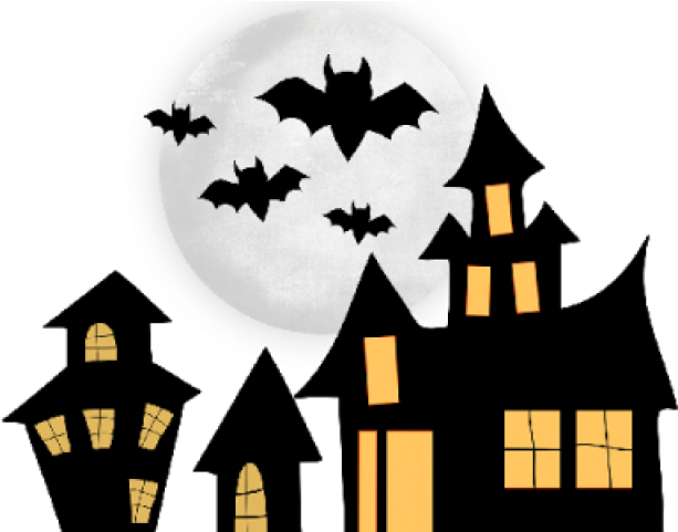 Creepy House For Free Download And Use - Transparent Background Halloween Clip Art (640x480)