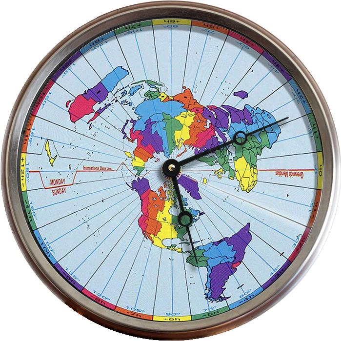 Greenwich Mean Time Zones Flat Earth Map 24 Hour Clock - Flat Earth Map With Time Zones (800x800)