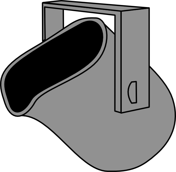 Black Paint Bucket Png (600x586)