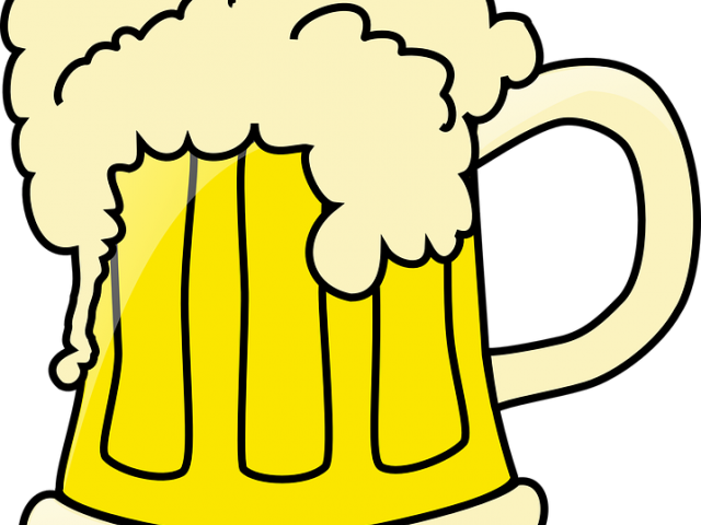 Alcohol Clipart Beer Foam - Beer Clip Art Png (640x480)