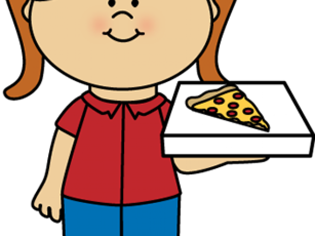 Delivery Clipart Pizza - Pizza Delivery Boy Png (640x480)
