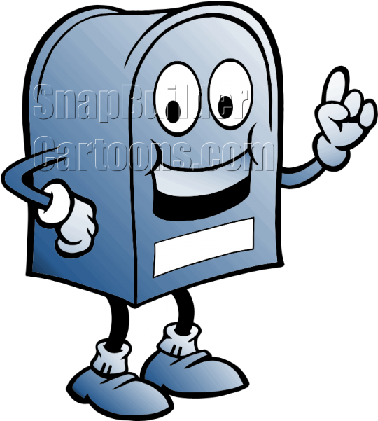 Mailbox Clipart Mail Delivery - Christmas Mail Box Clipart (600x600)