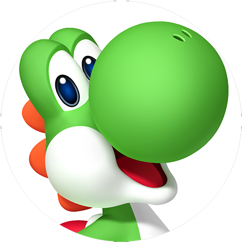 Yoshi Clipart Head - Yoshi Mario (512x512)