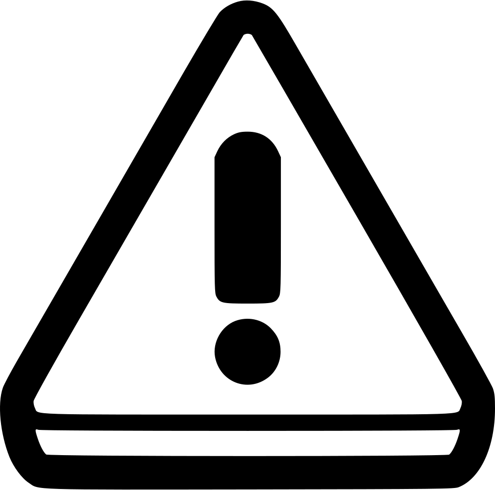 Alert Attention Sign Help Caution Danger Svg Png Icon - Sign (980x970)