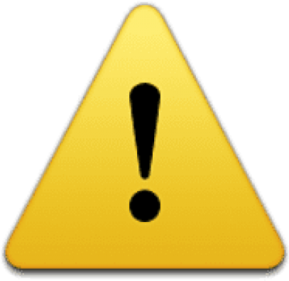 Free Png Download Ios Emoji Warning Sign Clipart Png - Triangle (480x502)