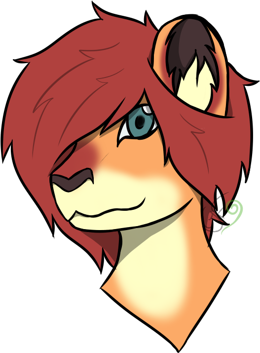 Headshot Shaded By Greenflame Fur Affinity Dot - Cartoon (700x800)