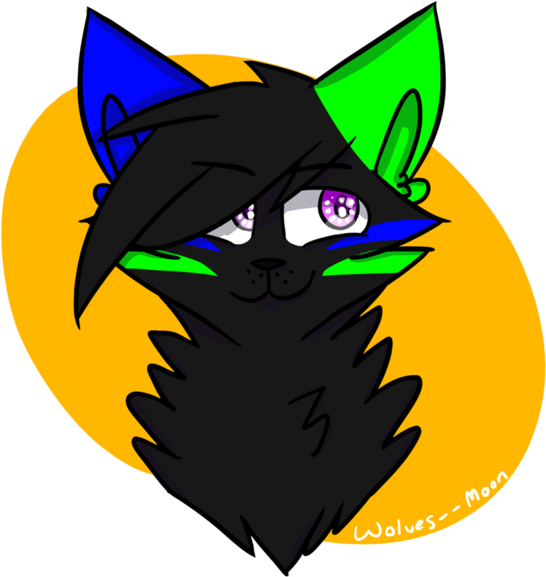 Neon Headshot - Cartoon (845x946)