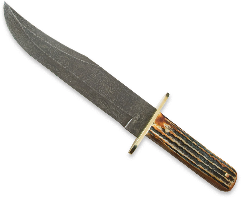 Damascus Bowie Knives Png - Cuchillos Arcilla (912x765)