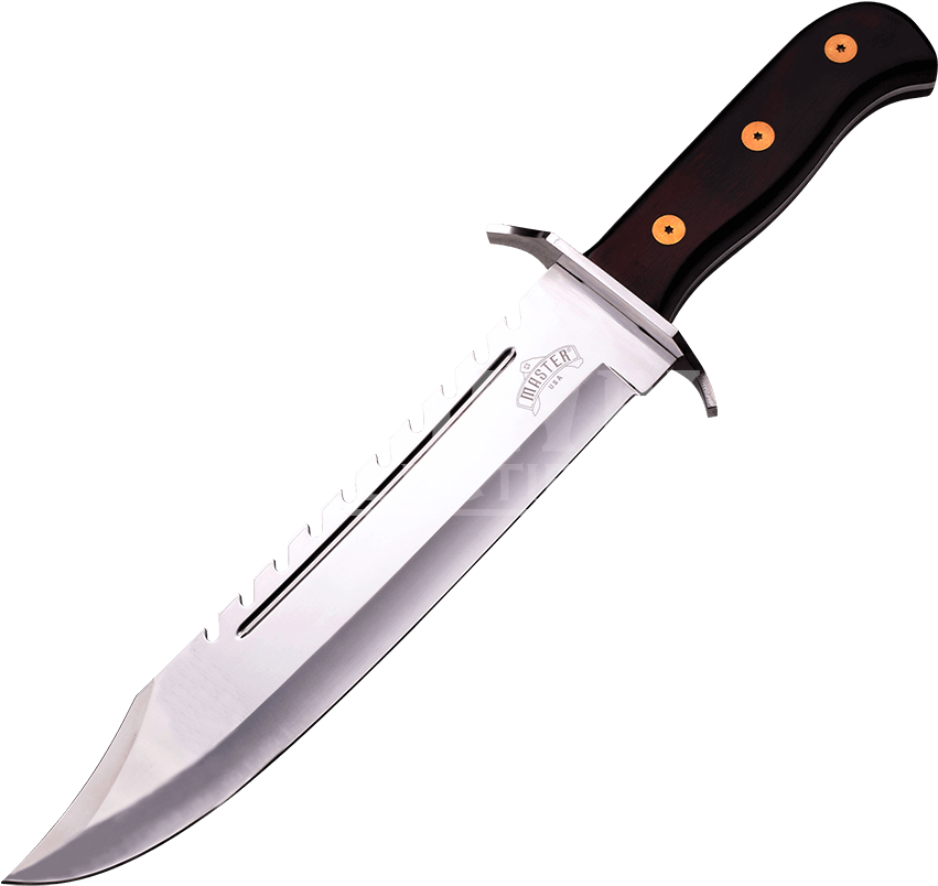 Bowie Knife With Wood Handles (850x847)