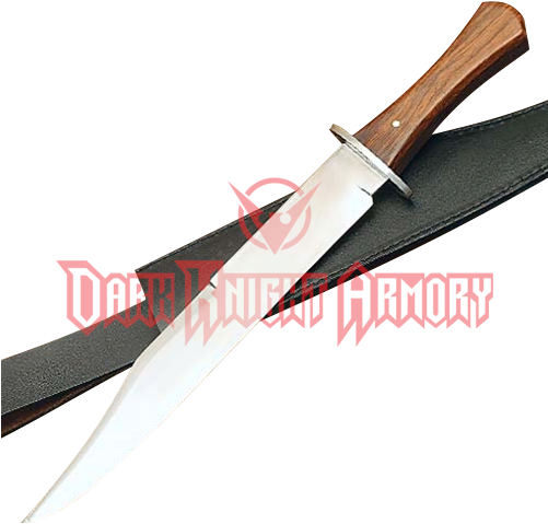 Coffin Handled Bowie Knife - Knights Templar Wooden Sword (500x500)
