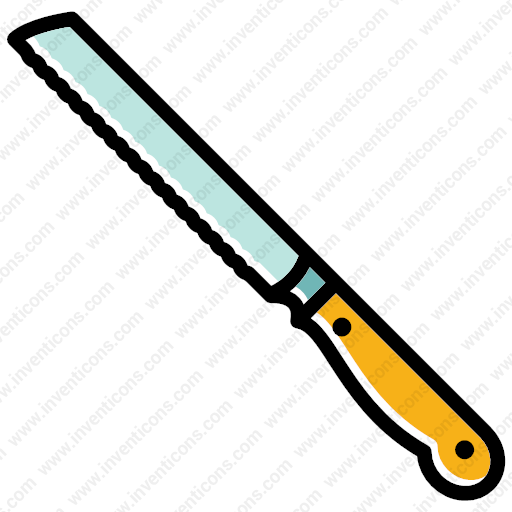 Download Icon Inventicons - Bread Knife Icon (512x512)