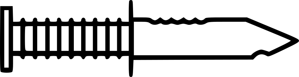 Armed Bowie Knife Metal Sharp Weapon Comments - Picket Fence (980x254)