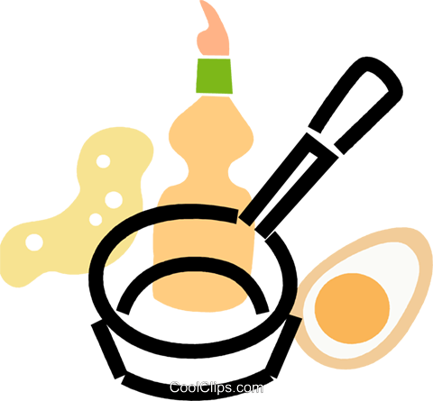 Frying Pan With Eggs And Dish Soap Royalty Free Vector - Frying Pan With Eggs And Dish Soap Royalty Free Vector (480x445)