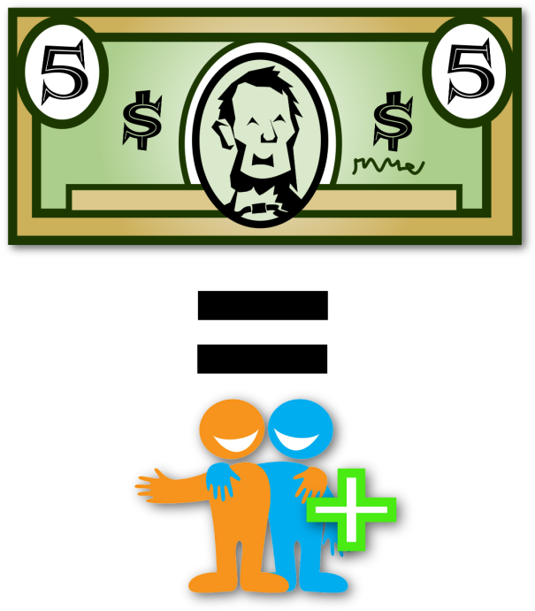 For Every $5 That You Donate, We Can Reach 1 More Person - For Every $5 That You Donate, We Can Reach 1 More Person (695x695)