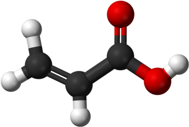 Global Polyacrylic Acid Market 2018 Industry Outlook, - Acrylic Acid Molecular Structure (428x300)