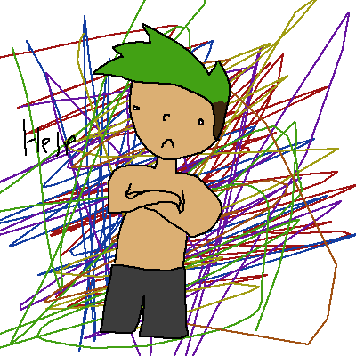 Art Block Is Suck By Rainbow Space Cat - Cartoon (400x400)