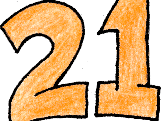 Number 21 Cliparts - Number 21 Cliparts (640x480)