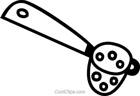 Sieves And Sifters Royalty Free Vector Clip Art Illustration - Line Art (480x332)