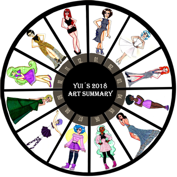 Icyaces 15 1 Summary Of Art 2018-happy New Year By - Clipart Analog Clock (350x350)