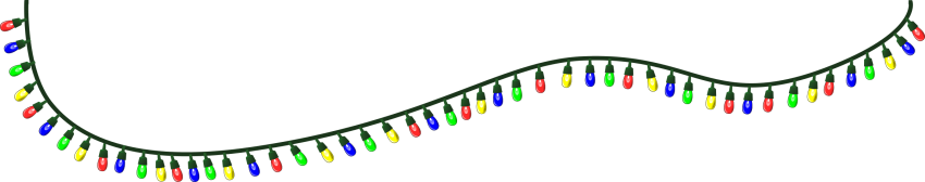 Christmas Lights Png - Christmas Light Transparent Background (850x168)