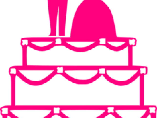 Wedding Cake Clipart Pink - Wedding Cake Clip Art (640x480)