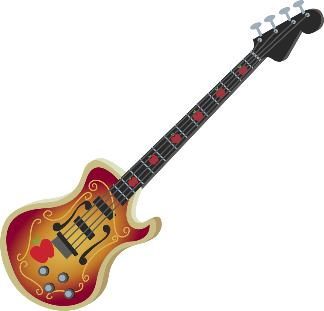 Bass Guitar Clipart Transparent Background - Base Guitar No Background (1067x1024)
