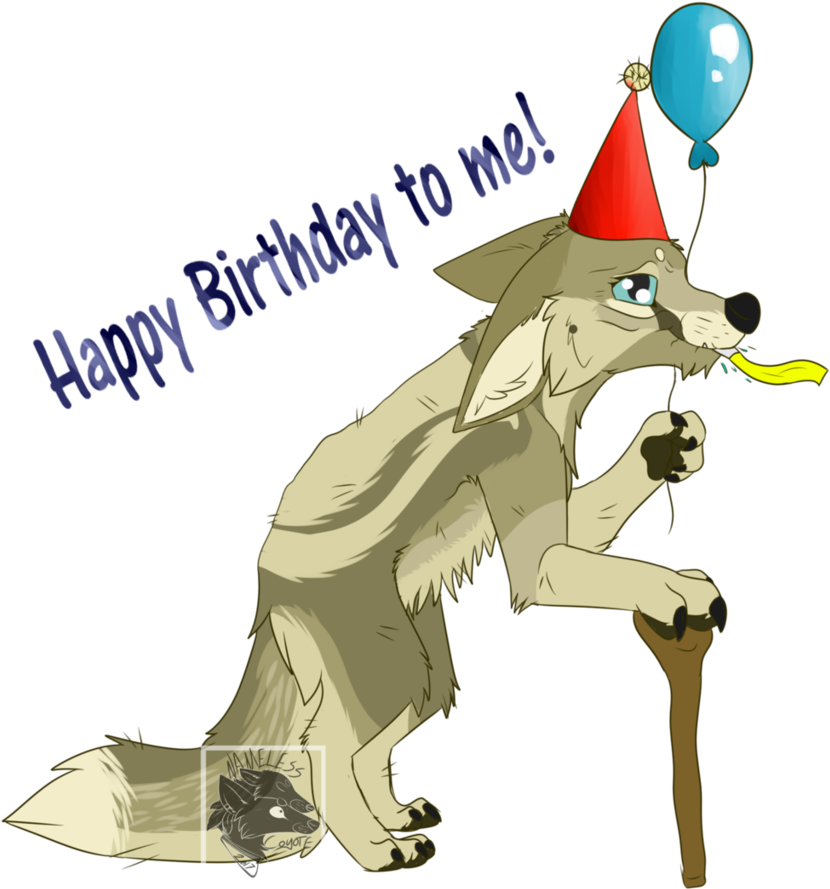 Happy Birthday Old Man By Nameless Coyote Fur Affinity - Cartoon (872x916)